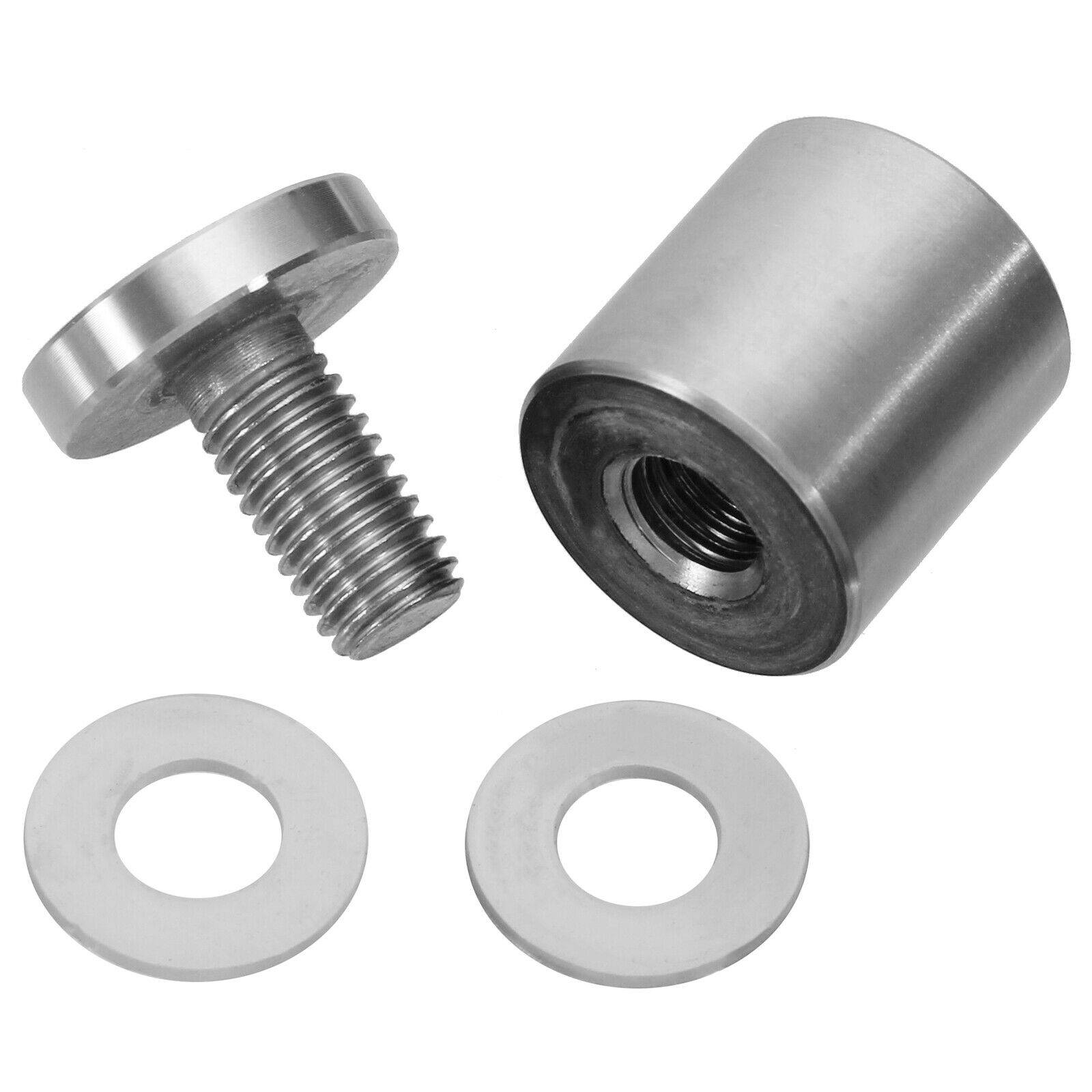 Großer Edelstahl Abstandshalter Schilderbefestigung Wandabstand Spiegel Halter 20mm