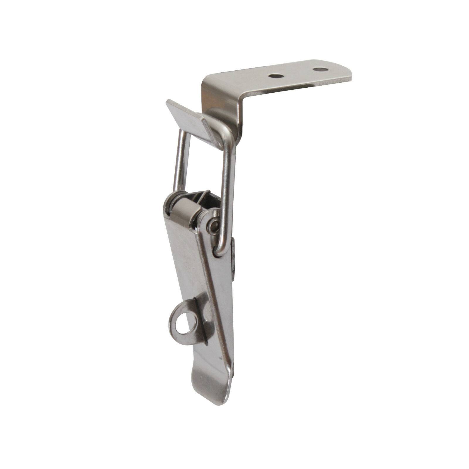 Großer Edelstahl Spannverschluss Kistenverschluss abschließbar Kofferverschluss Ja