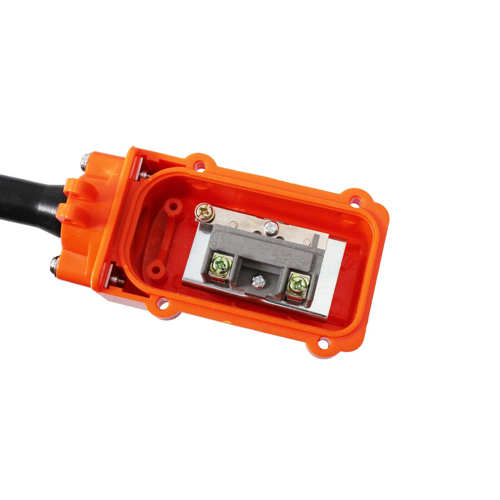 Hängetaster Kran Steuerung Steuerflasche Steuerschalter Elektrische Seilwinde 2-Tasten