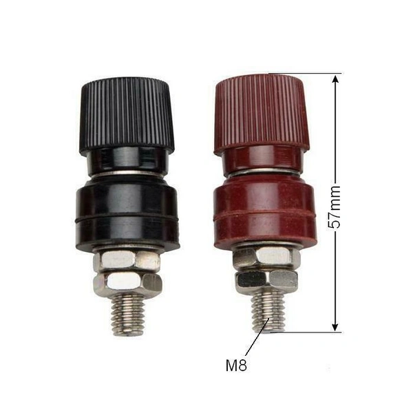 Hochlast Polklemme Polklemmen Schraubklemmen Lautsprecher Klemmen Prüfklemme M8 Rot Hochlast Polklemme Polklemmen Schraubklemmen Lautsprecher Klemmen Prüfklemme M8 Rot