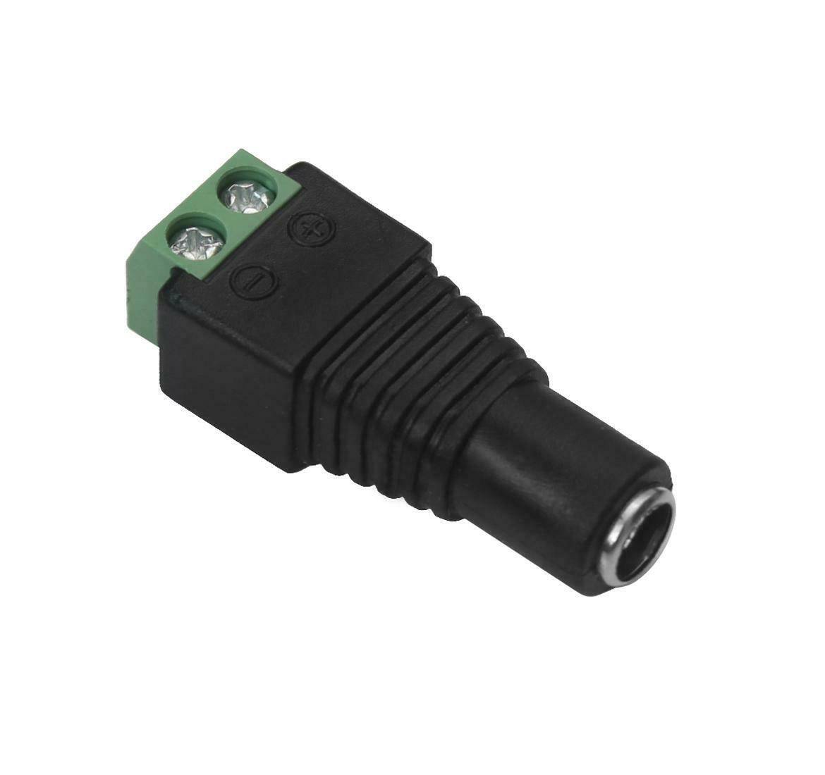 Hohlstecker Cinch BNC Stecker Buchse Kupplung Adapter Schraubklemme LED Kamera Hohlkupplung