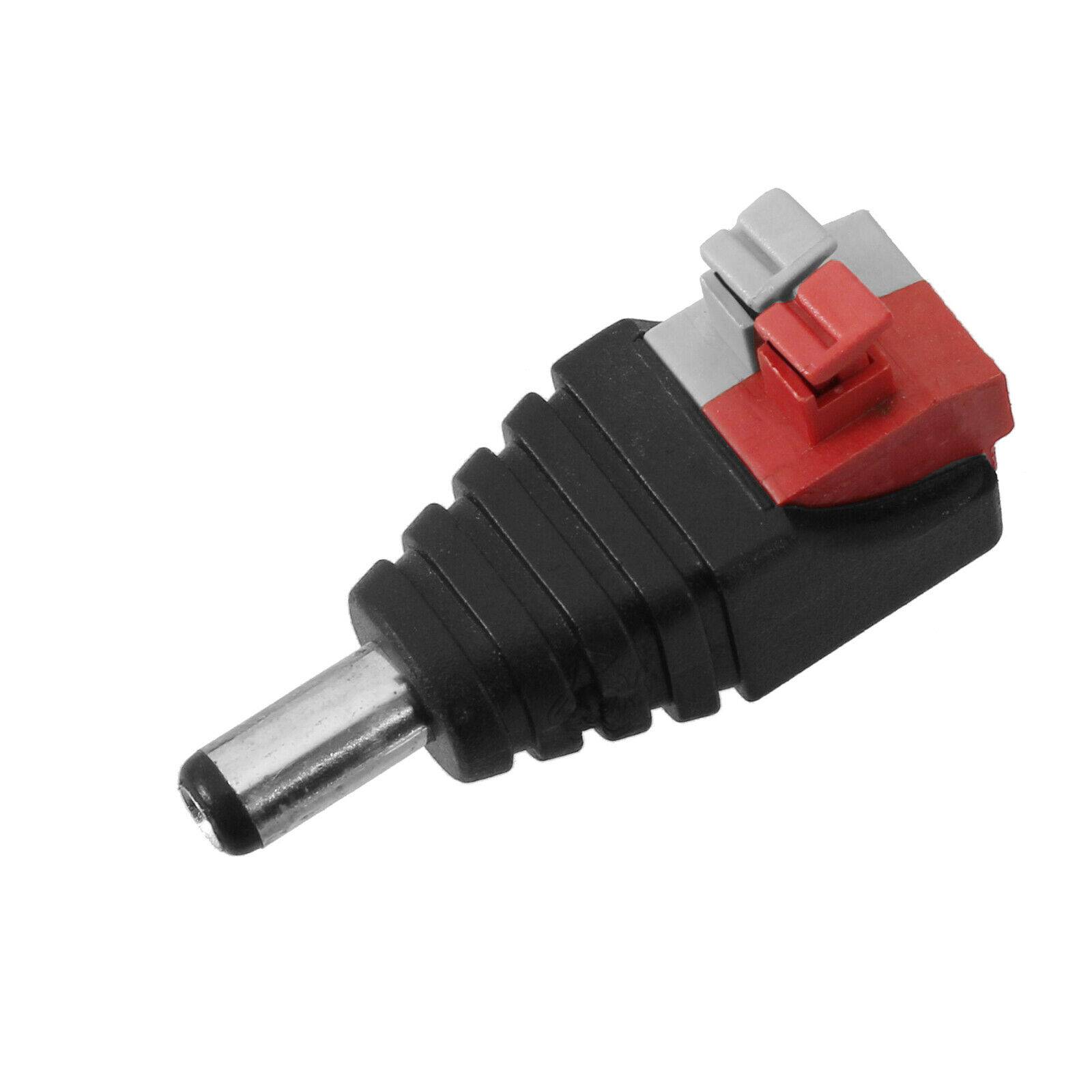 Hohlstecker Hohlkupplung Chinch BNC Stecker Buchse Kupplung Schnellanschluss Hohlstecker 5,5x2,1mm