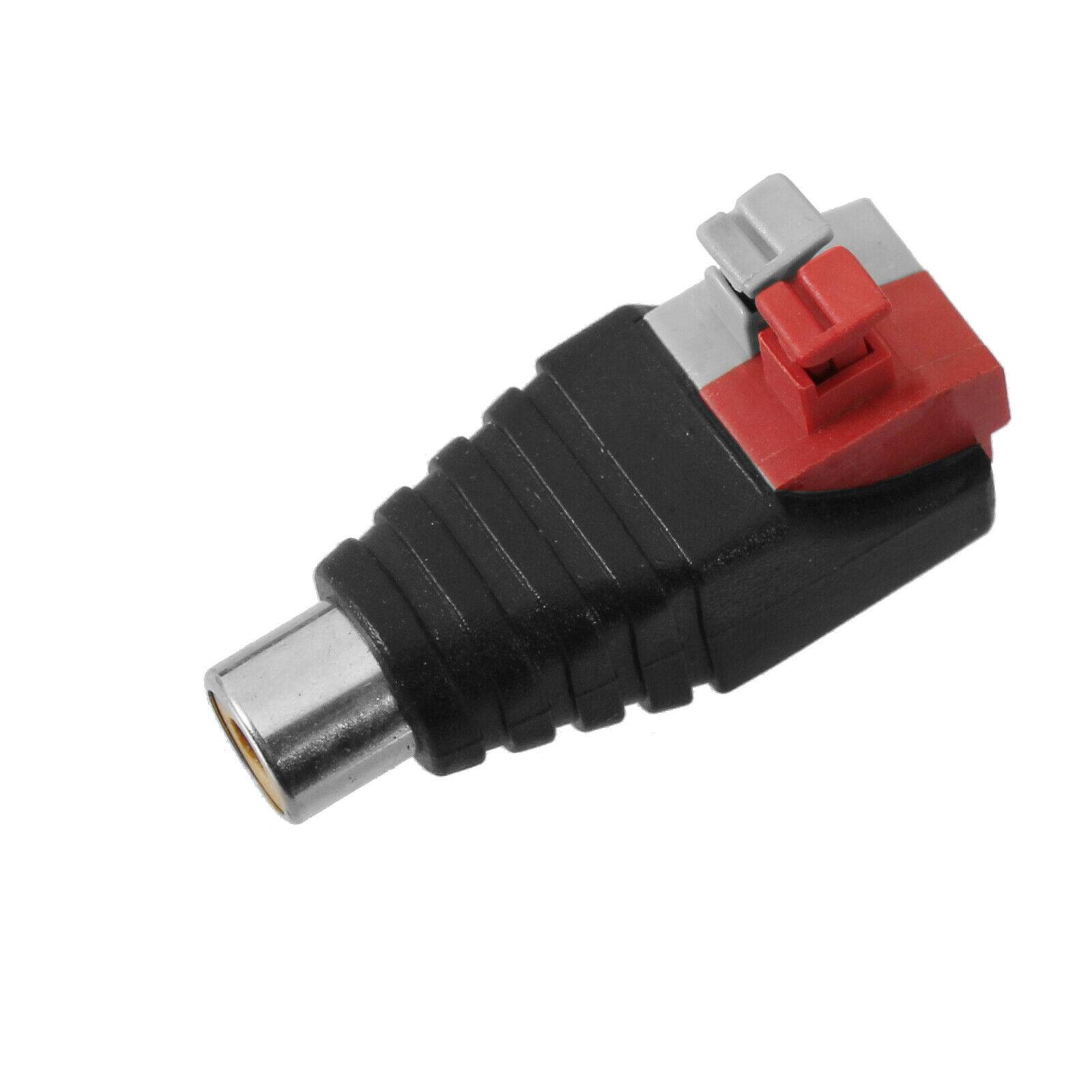 Hohlstecker Hohlkupplung Chinch BNC Stecker Buchse Kupplung Schnellanschluss Cinch Kupplung