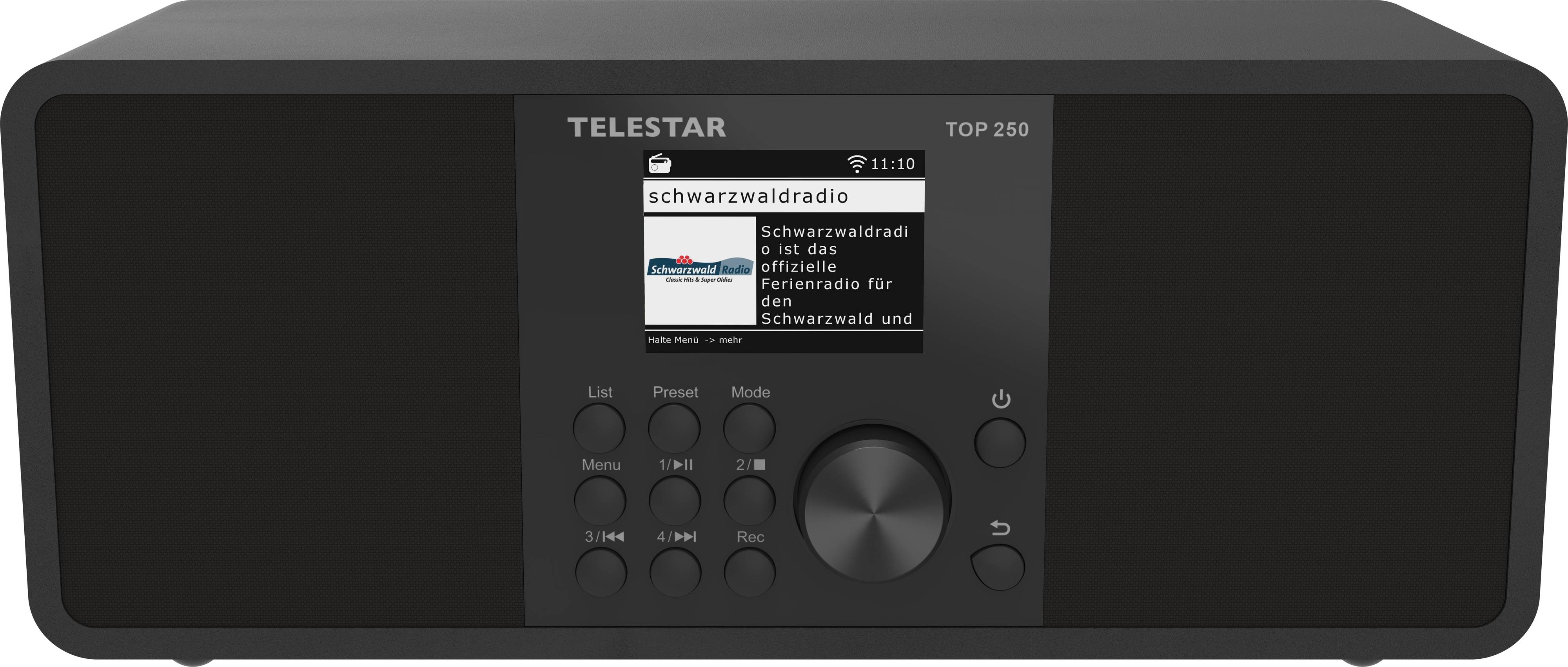 TELESTAR Internetradio TOP 250, DAB+/FM, schwarz