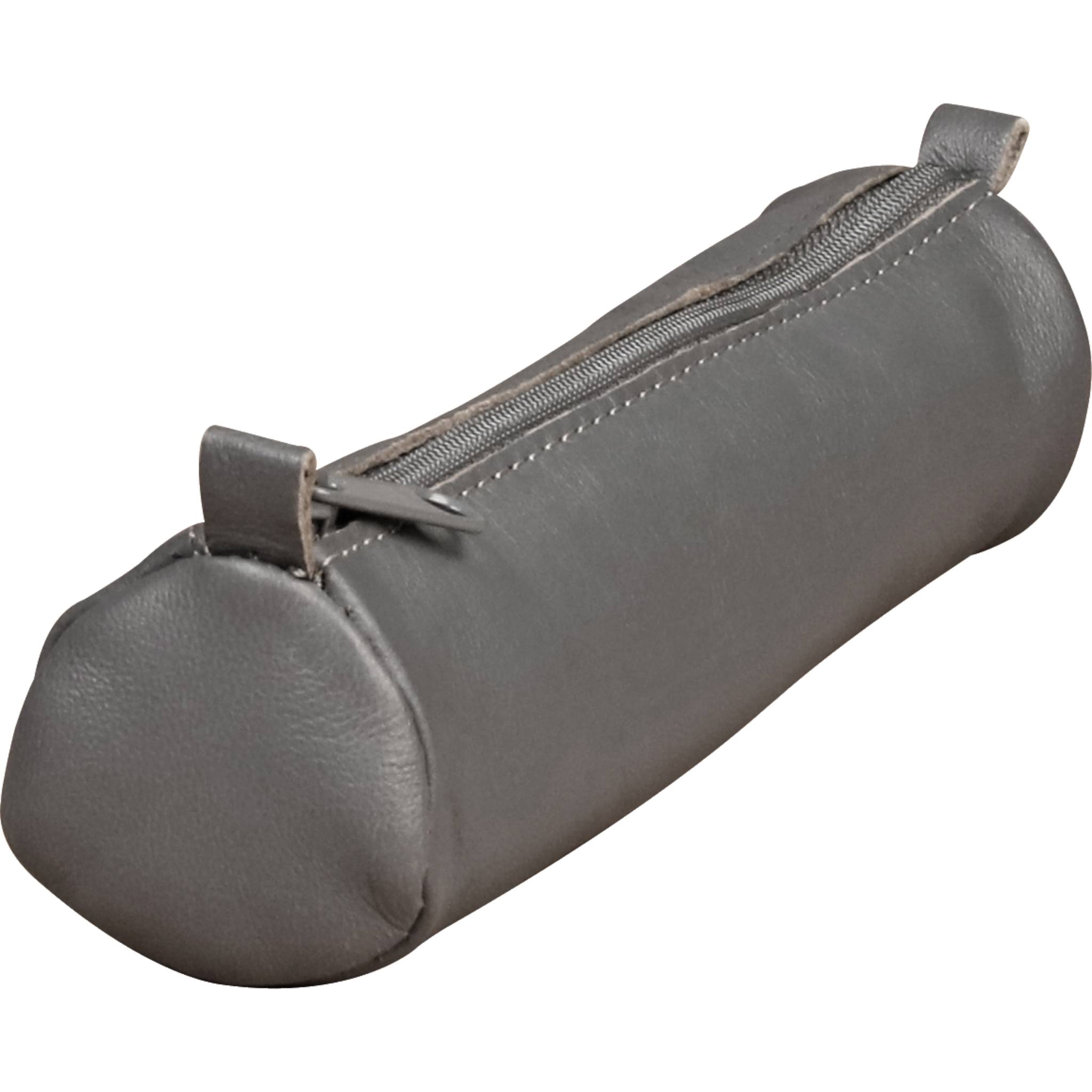 Clairefontaine 8x Schlampermäppchen Age Bag rund 18,5xØ4 g - Grau 77034C