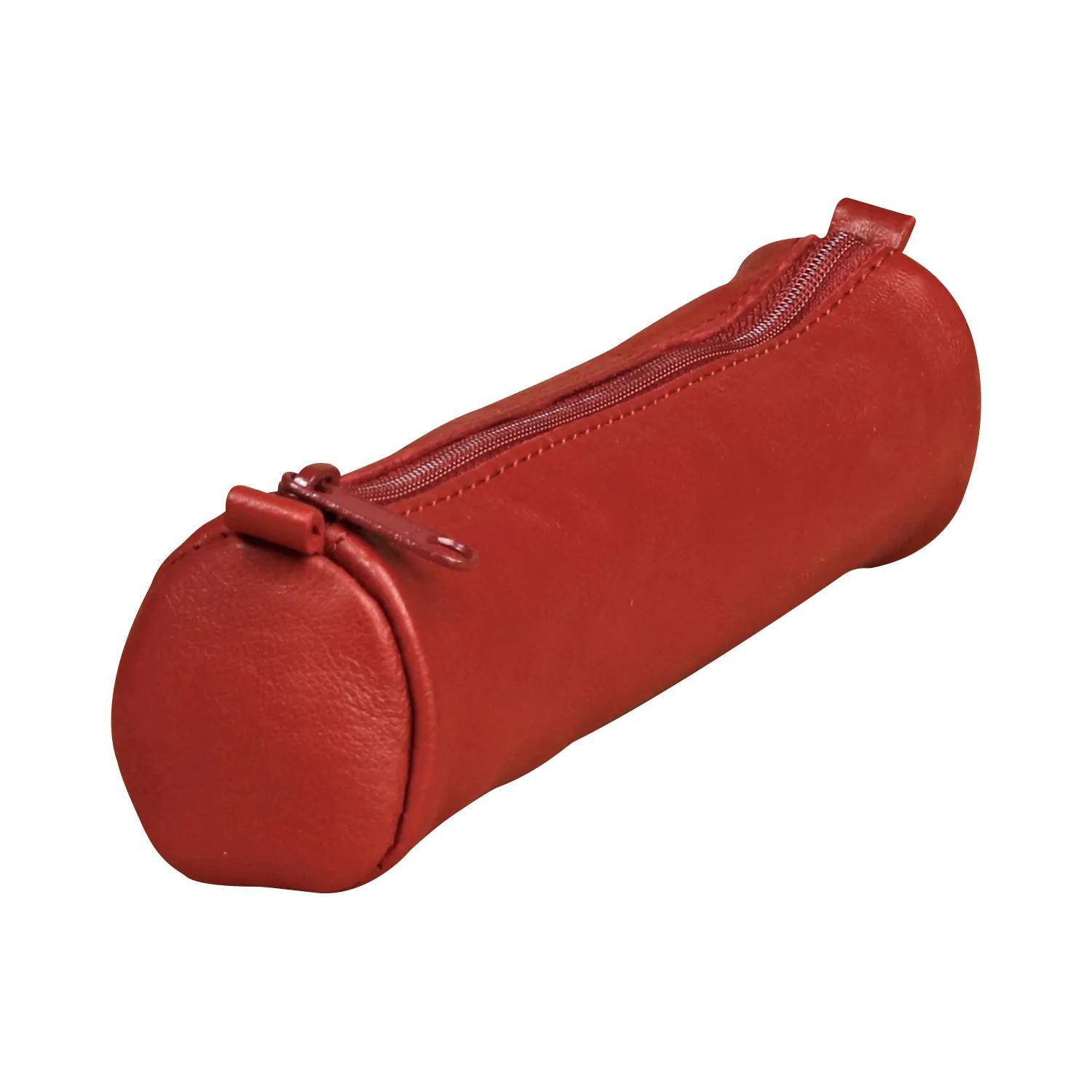 Clairefontaine 8x Schlampermäppchen Age Bag rund 18,5xØ4 - Rot 77030C