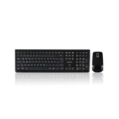 Perixx PERIDUO-703 B DE, Tastatur und Maus Set, schnurlos, schwarz Eingabe / Ausgabe Mäuse &