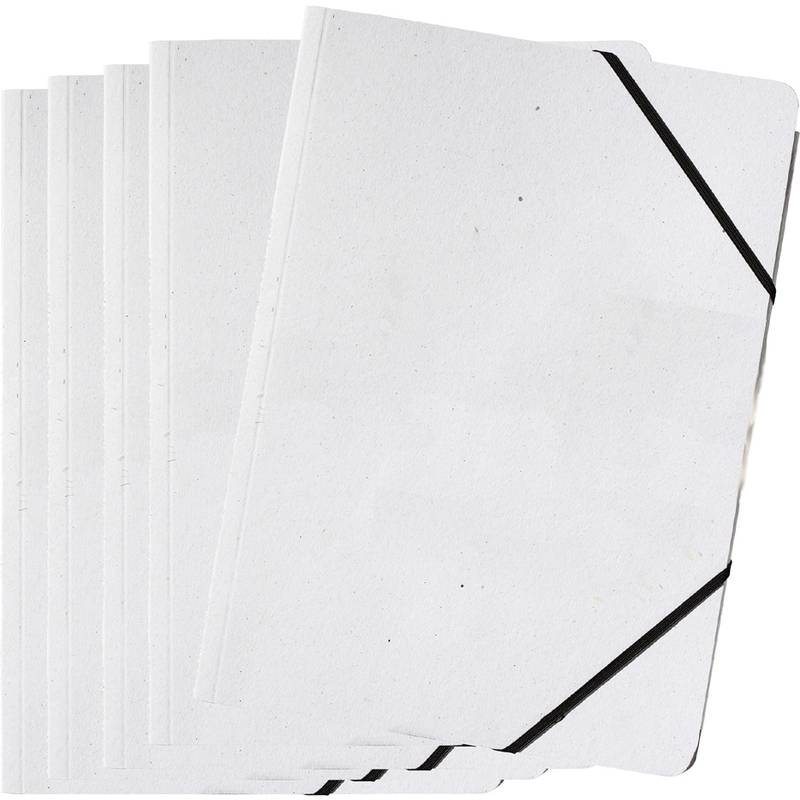 PAGNA Eckspannermappe "DIY", DIN A4, Karton, weiß