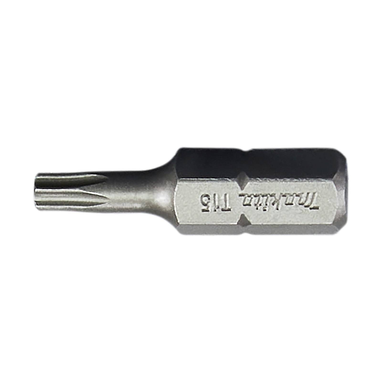 Ein silberner Torx-Bit mit der Beschriftung 