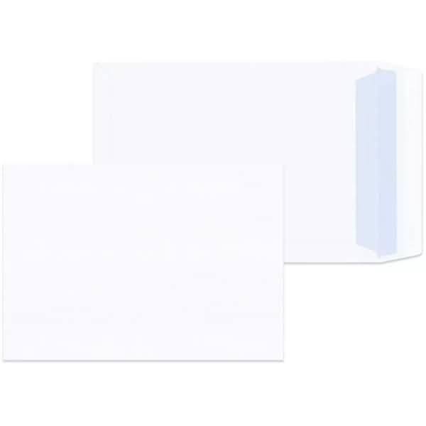 Versandtaschen C4 120g/qm haftklebend Recycling weiß VE=250 Stück