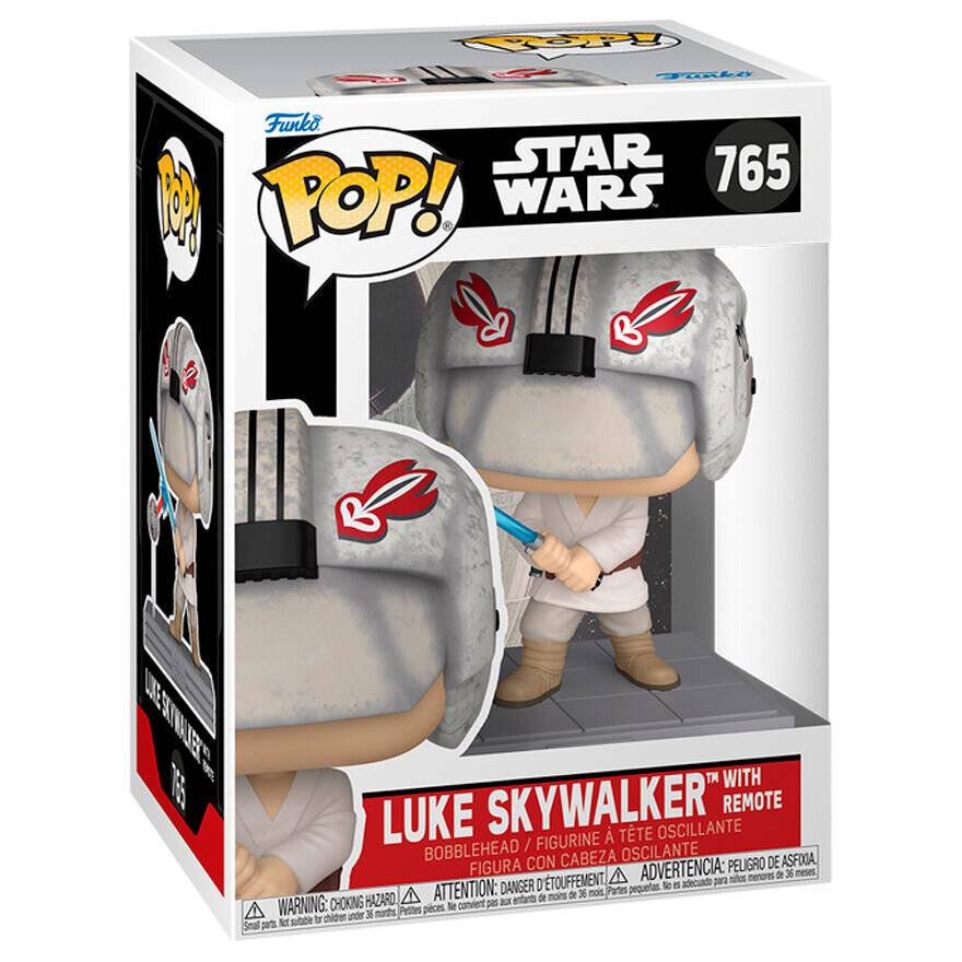 Star Wars POP! Movie Vinyl Figur Luke/Remote 9 cm