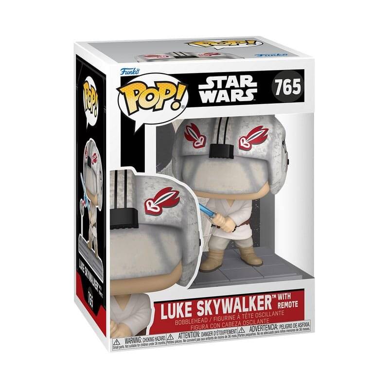 Star Wars POP! Movie Vinyl Figur Luke/Remote 9 cm