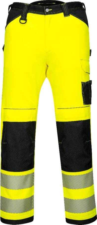 Warnschutz-Arbeitshose PW340 Klasse 2 PW340YBS34 Größe 25 Farbe warngelb / schwarz