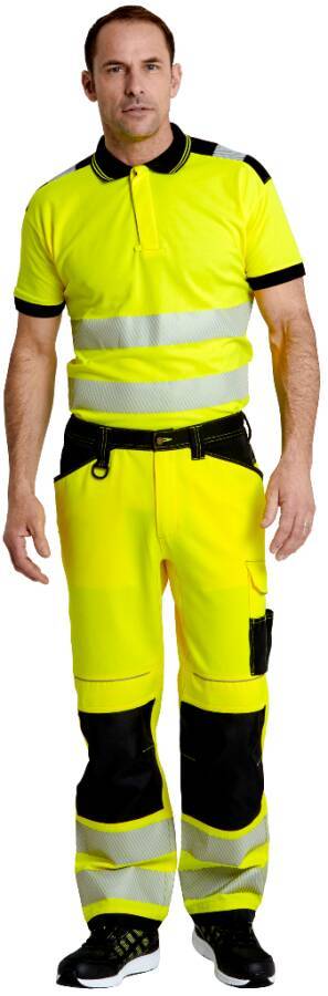 Warnschutz-Arbeitshose PW340 Klasse 2 PW340YBS34 Größe 25 Farbe warngelb / schwarz
