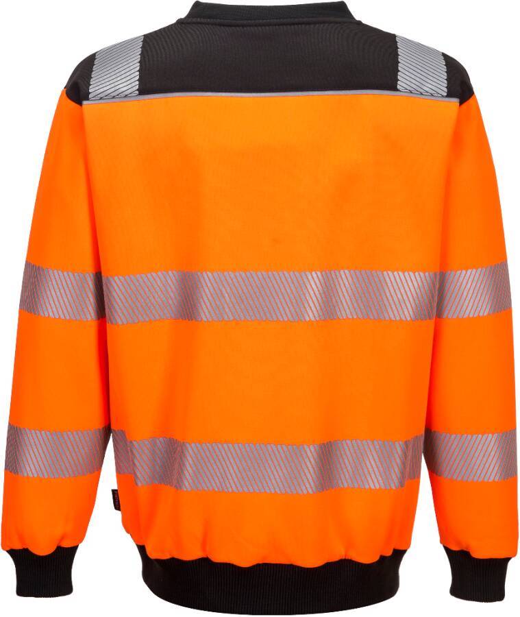 Warnschutz-Sweatshirt PW379 Klasse 3 PW379OBRL Größe L Farbe warnorange / schwarz