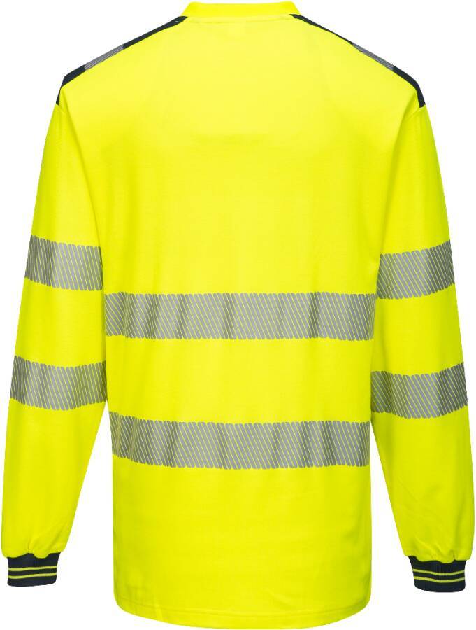 Warnschutz-T-Shirt Langarm T185 Klasse 3 T185YNRL Größe L Farbe warngelb / marine