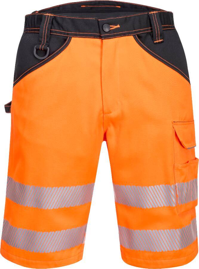 Warnschutz-Shorts PW348 Klasse 1 PW348OBR36 Größe 52 Farbe warnorange / schwarz