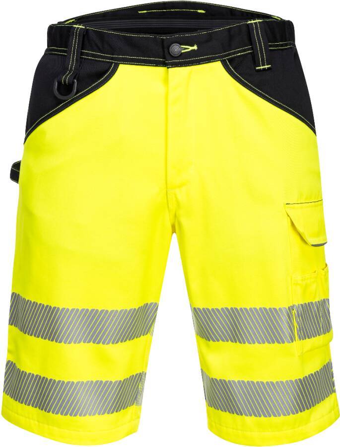 Warnschutz-Shorts PW348 Klasse 1 PW348YBR38 Größe 54 Farbe warngelb / schwarz