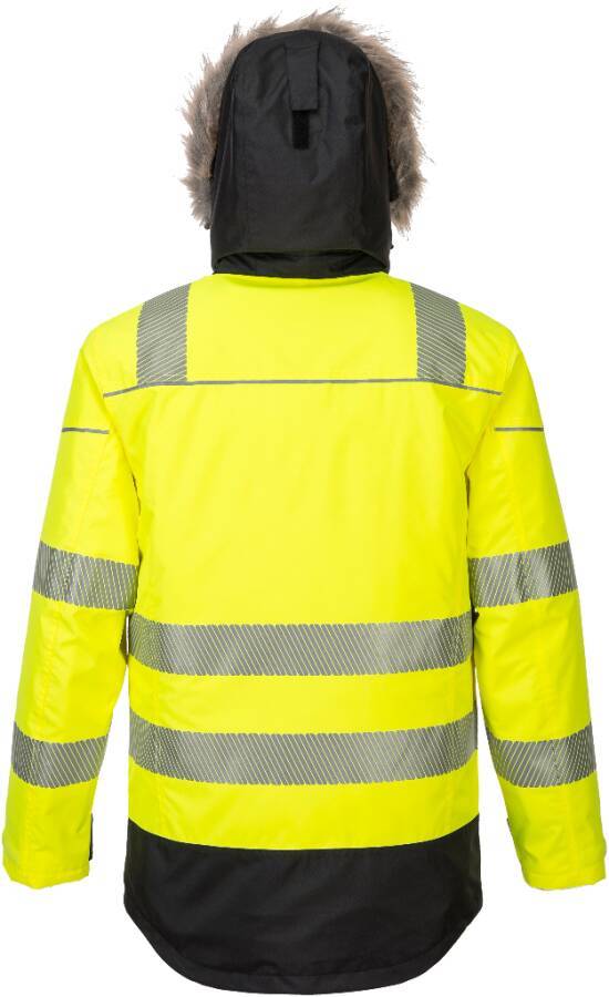 Warnschutz-Winterparka PW369 Klasse 3 PW369YBRM Größe M Farbe warngelb / schwarz