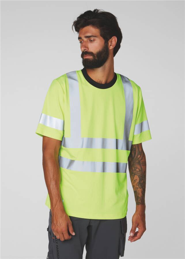 Warnschutz-T-Shirt ADDVIS Klasse 2 79092_360-M Größe M Farbe warngelb