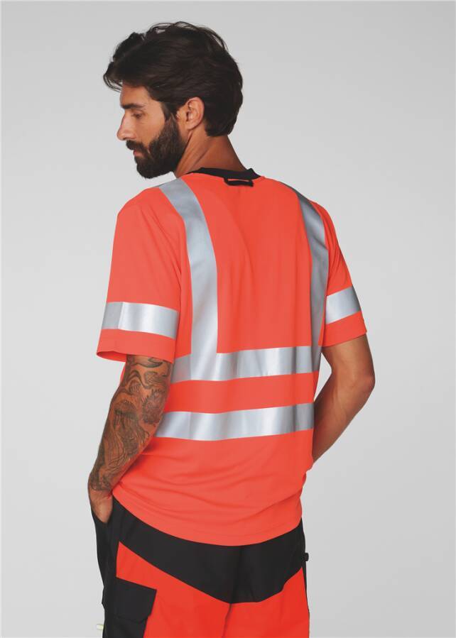 Warnschutz-T-Shirt ADDVIS Klasse 2 79092_260-3XL Größe XXXL Farbe warnorange