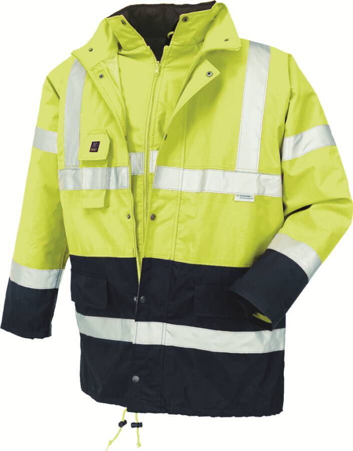 Warnschutzparka 3 in 1 Klasse 3* 4112-S Größe S Farbe warngelb / marine