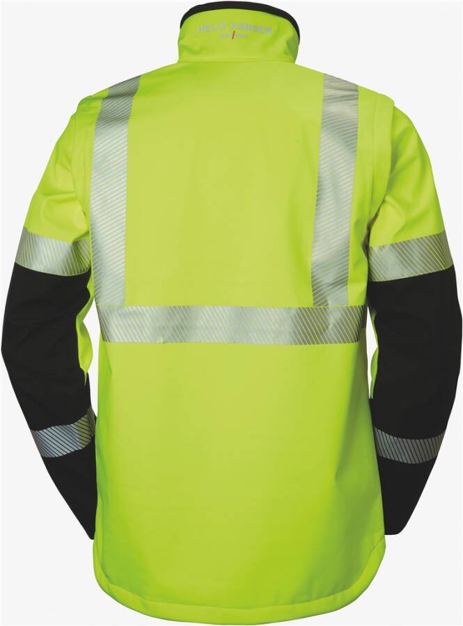 Warnschutz-Softshelljacke ICU Klasse 2/3 74272_369-L Größe L Farbe warngelb / schwarz