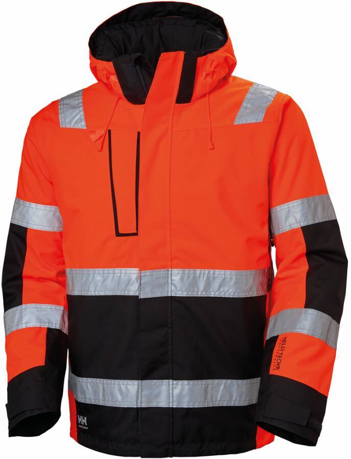 Warnschutz-Winterjacke ALNA Klasse 3 71394_169-XL Größe XL Farbe warnrot / anthrazit