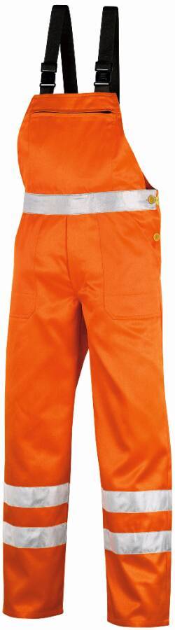 Warnschutz-Latzhose Klasse 2 4304-58 Größe 58 Farbe warnorange