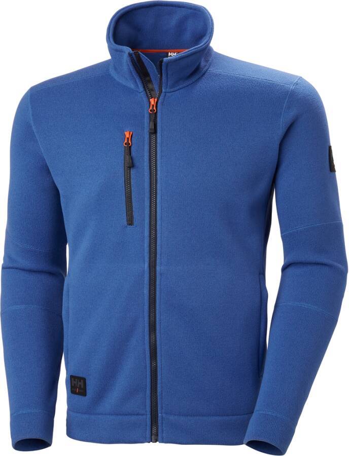 Strick-Fleecejacke KENSINGTON 72250_558-2XL Größe XXL Farbe steinblau