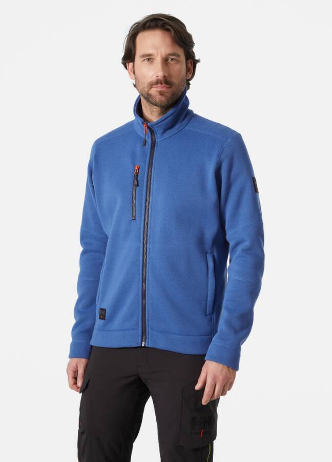 Strick-Fleecejacke KENSINGTON 72250_558-2XL Größe XXL Farbe steinblau