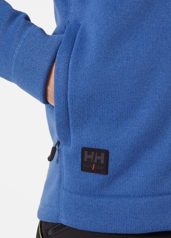 Strick-Fleecejacke KENSINGTON 72250_558-2XL Größe XXL Farbe steinblau