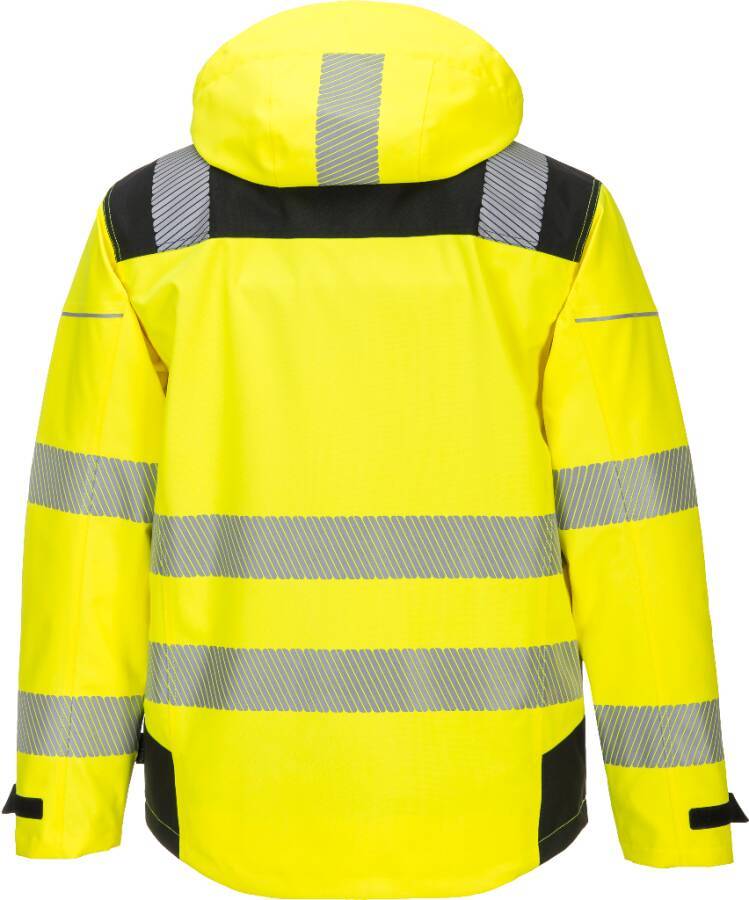 Warnschutz-Regenjacke PW360 mit Membran Klasse 3 PW360YBRL Größe L Farbe warngelb / schwarz
