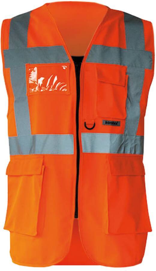 Warnweste Executive Hi-Viz Klasse 1/2 7333110M Größe M Farbe warnorange