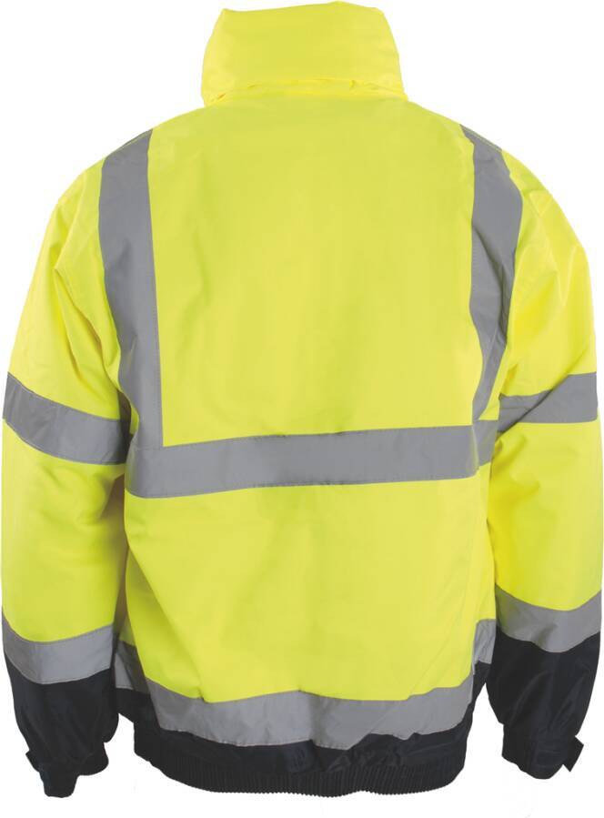 Warnschutz-Pilotenjacke Basic Klasse 3 7334316M Größe M Farbe warngelb / marine