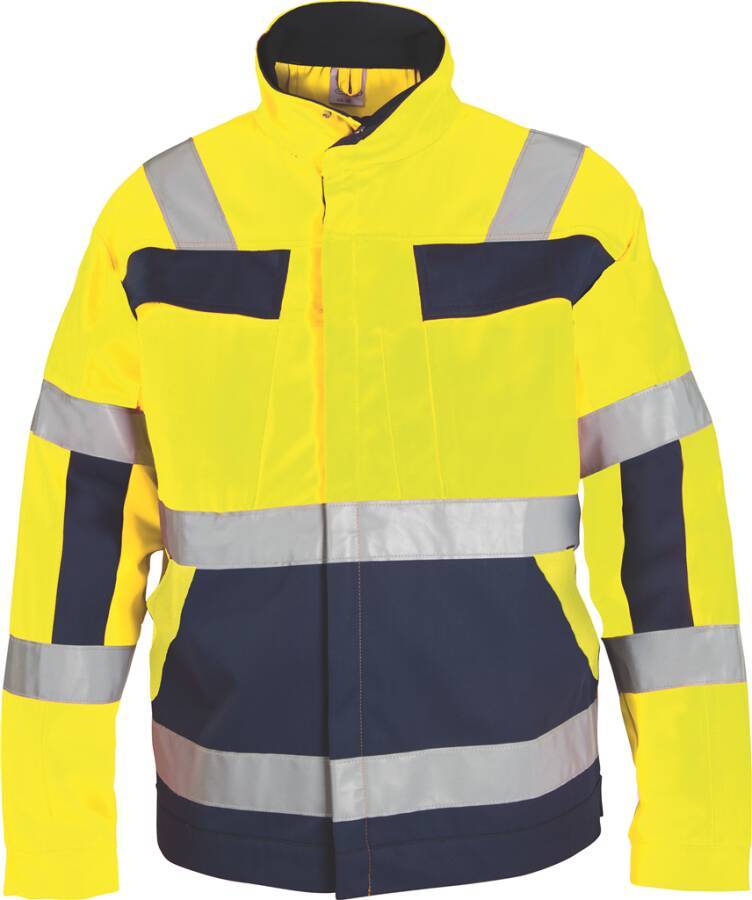 Warnschutzjacke Klasse 2 7338516XXXL Größe XXXL Farbe warngelb / marine