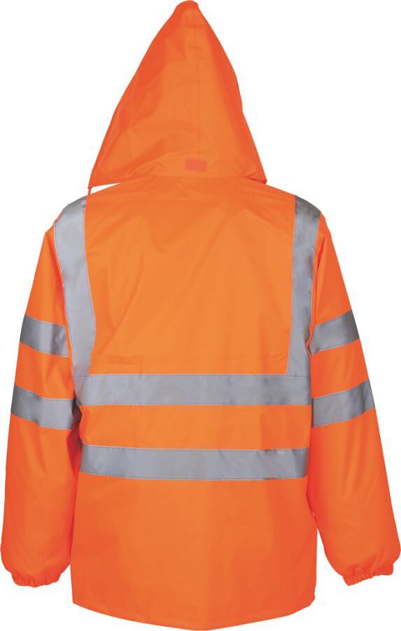 Warnschutz-Regenjacke Basic Klasse 3 7352910S Größe S Farbe warnorange
