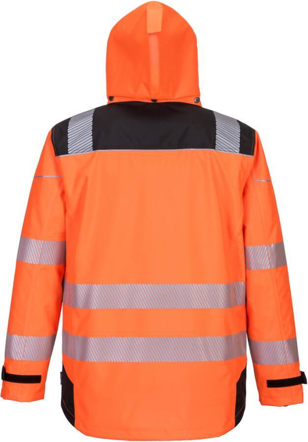 Warnschutz-Jacke 3-in-1 PW365 Klasse 3 PW365OBR2XL Größe XXL Farbe warnorange / schwarz