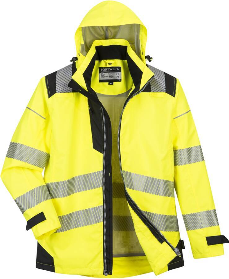 Warnschutz-Jacke 3-in-1 PW365 Klasse 3 PW365YBR2XL Größe XXL Farbe warngelb / schwarz