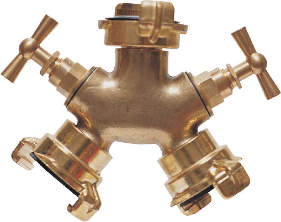 2-Wege-Kupplung mit Gewindestücken 88444