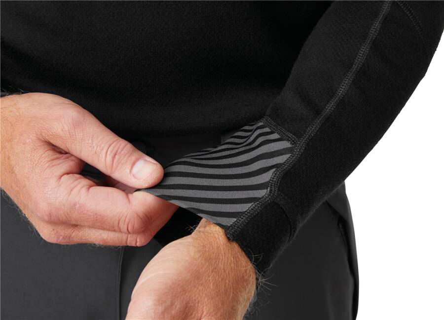 Funktionsshirt Langarm LIFA® MERINO 75106_990-2XL Größe XXL Farbe schwarz