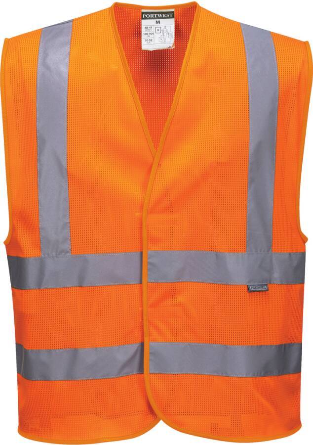 Warnschutzweste MeshAir Schulterreflex C370 Klasse 2 C370ORRL/XL Größe 02 Farbe warnorange