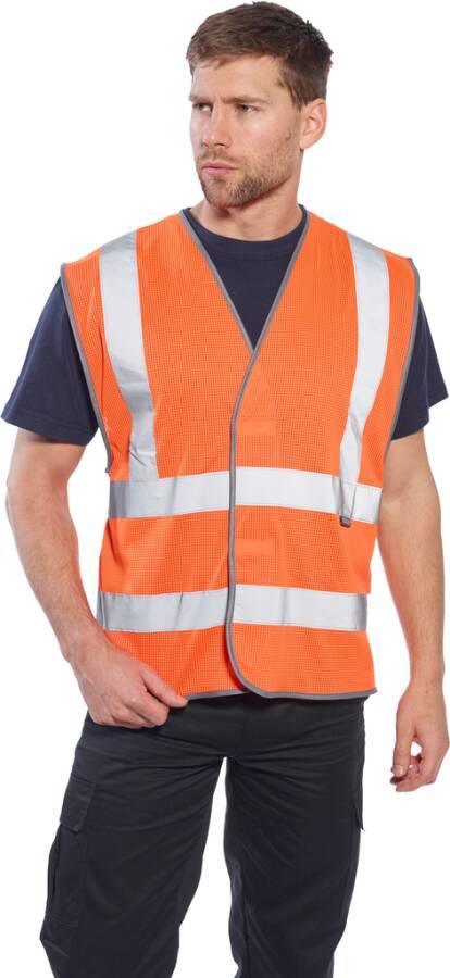 Warnschutzweste MeshAir Schulterreflex C370 Klasse 2 C370ORRL/XL Größe 02 Farbe warnorange