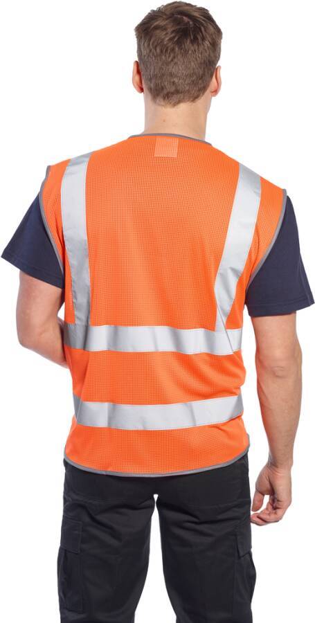 Warnschutzweste MeshAir Schulterreflex C370 Klasse 2 C370ORRL/XL Größe 02 Farbe warnorange