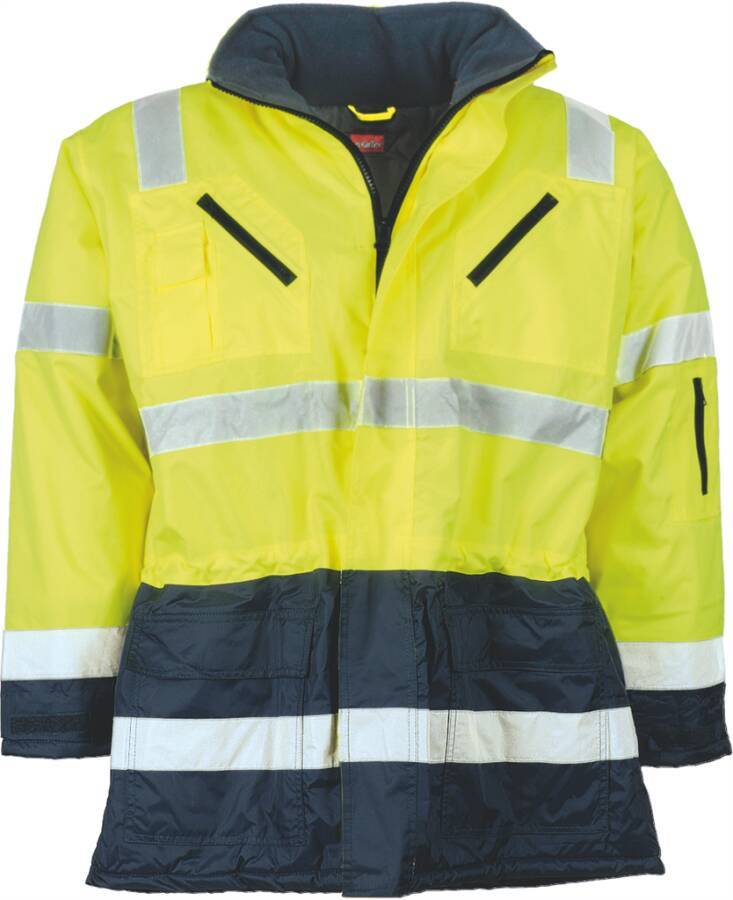Warnschutzparka zweifarbig Klasse 3 7333816XXL Größe XXL Farbe warngelb / marine