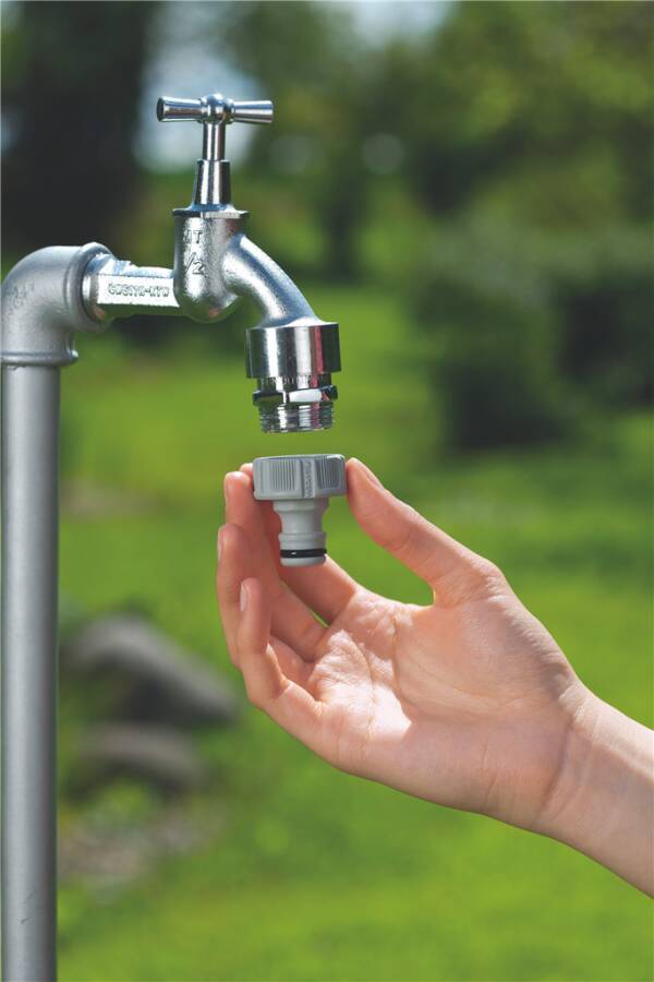 Hahnverbinder 18220-50 Gewinde 1/2Zoll Typ 18220-50 Einsatz Wasserhähne mit 21 mm (G 1/2``) Gewinde