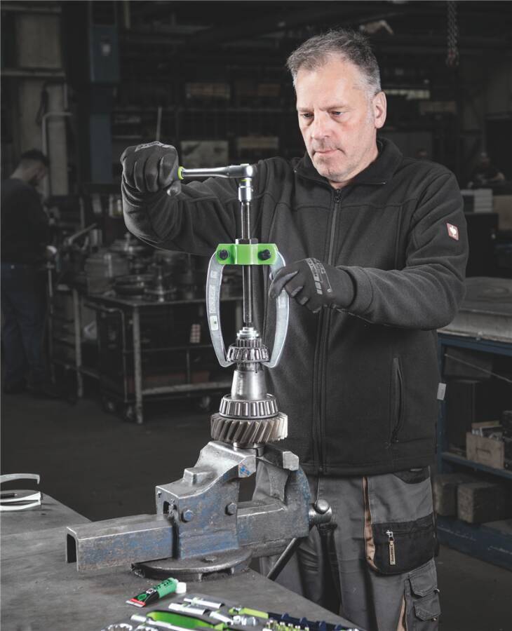 Abzieher „Autogrip“ 2- und 3-armig 44-3 Ausführung 2-armig Spannweite 160mm Spanntiefe 160mm Sechskant 19mm