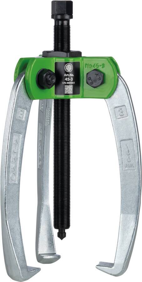 Abzieher „Autogrip“ 2- und 3-armig 45-4 Ausführung 3-armig Spannweite 250 mm Spanntiefe 200 mm Sechskant 24 mm