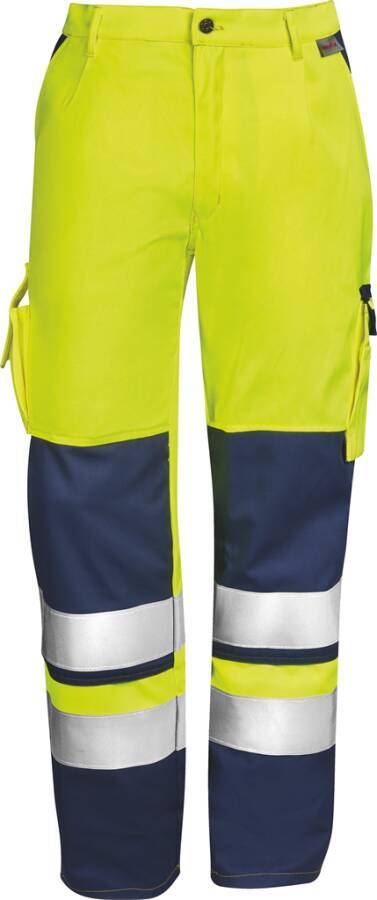 Warnschutz-Bundhose Klasse 2 733871656 Größe 56 Farbe warngelb / marine