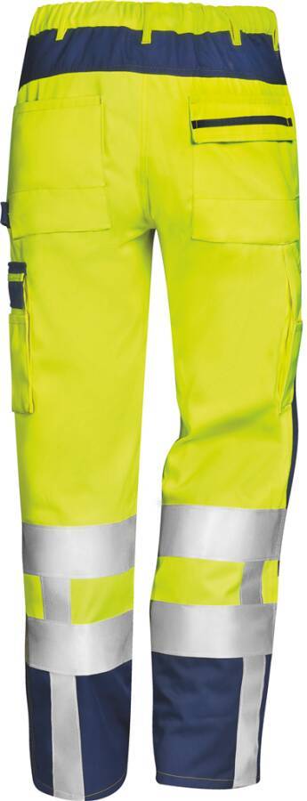 Warnschutz-Bundhose Klasse 2 733871656 Größe 56 Farbe warngelb / marine